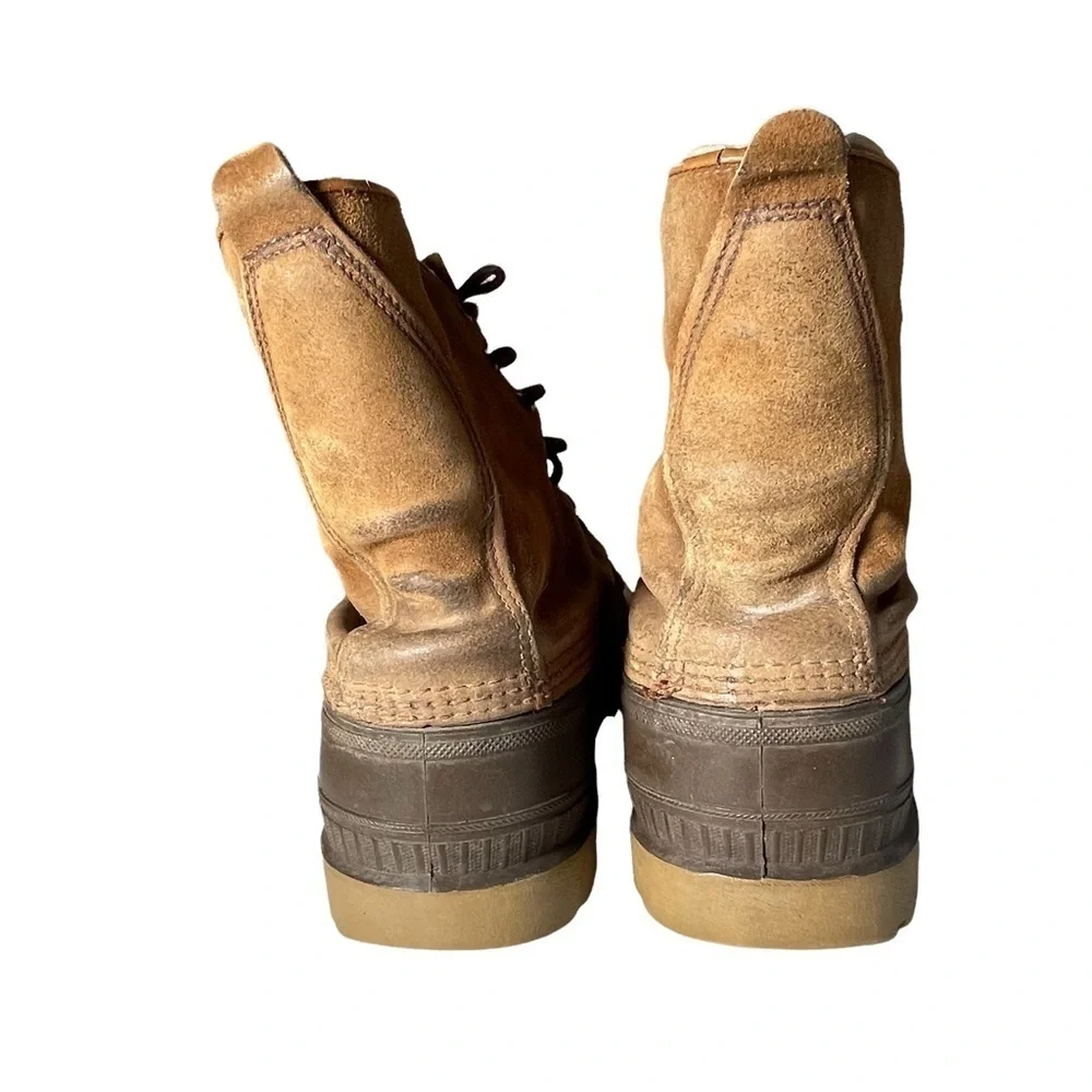 SOREL Men Sz 13 STEEL SHANK Boots Suede Upper -Kaufman Canada Soles- MADE IN USA